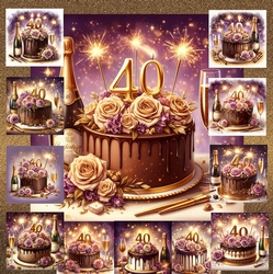 40th Birthday Cakes