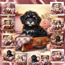 Suitcase Pups 3