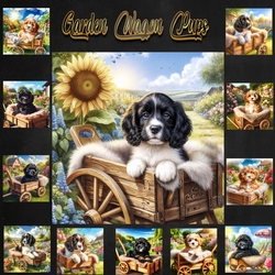 Garden Wagon Pups 2