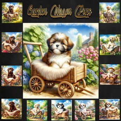 Garden Wagon Pups 7