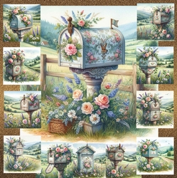 Floral MailBox