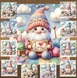 I Love Knitting Gnome