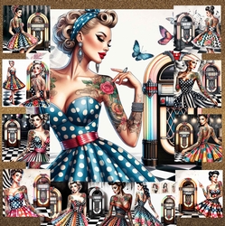 Rock N Roll Diner Girl 