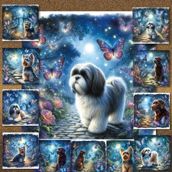 Twilight Butterfly Garden Dogs 3