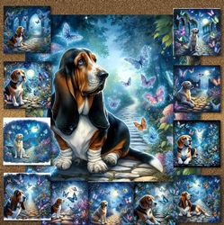 Twilight Butterfly Garden Dogs 4