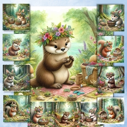 Whimsical Woodland Animals 1