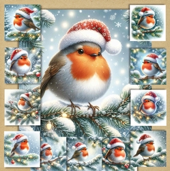 Festive Robins