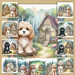 Whimsical Cottage Dogs 8