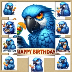 Birthday Parrots