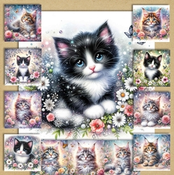 Enchanted Whimsical Garden Kittens 2
