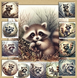 Cheeky Raccoons
