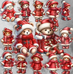 Red Christmas Bear 