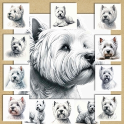 Westie Portraits