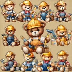 Builder Teddy Bear