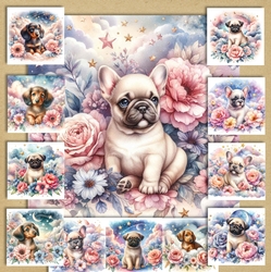 Dreamy Floral Pups 2