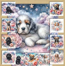 Dreamy Floral Pups 8