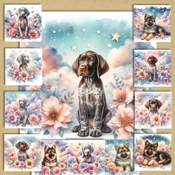 Dreamy Floral Pups 9