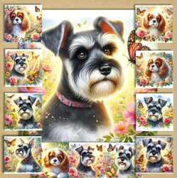 Butterfly Garden Dogs 7