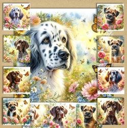 Butterfly Garden Dogs 11