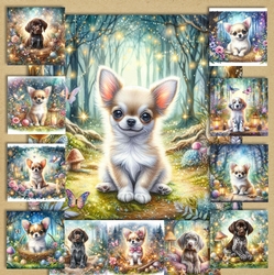 Mystical/Festive Forest Mixed Bundle Pups 9
