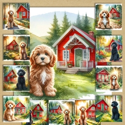 Forest Cabin Dogs 4