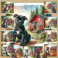 Forest Cabin Dogs 5