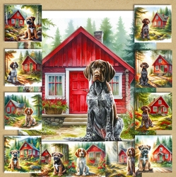 Forest Cabin Dogs 10