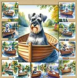 Row Boat Dogs 2