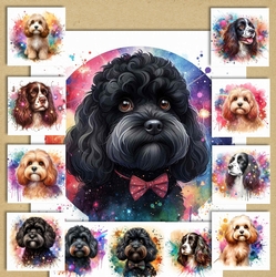 Paint Spash Dog Portraits 11