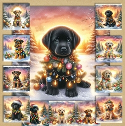 Twinkle Lights Christmas Pups 3