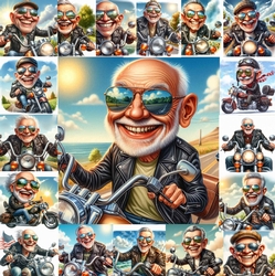 Senior Biker Male 