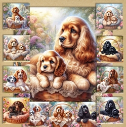 Charming Dog And Pups 2