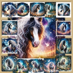 Fantasy Fairy Light Horses