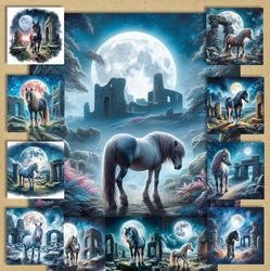 Dartmoor Night Horse