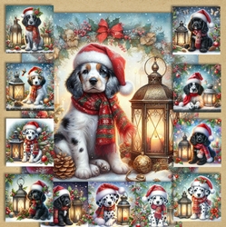 Christmas Lantern Pups 2