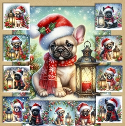Christmas Lantern Pups 5