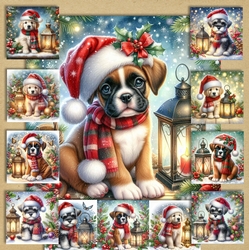 Christmas Lantern Pups 7