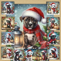 Christmas Lantern Pups 9