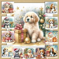 Sweet Christmas Pups 5