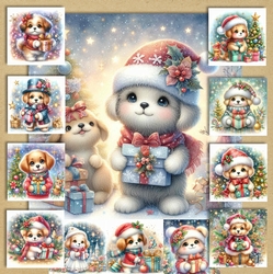 Sweet Christmas Pups