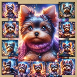 Twlight Forest Yorkie