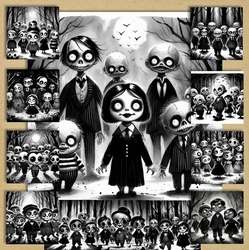 Creepy Zombie Forest Gang