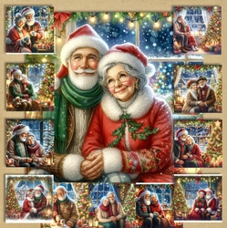 Christmas Senior Couple