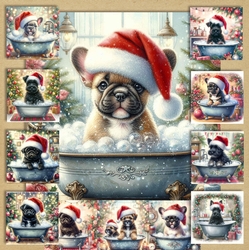 Christmas Tub Pups 5