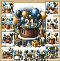 21st Birthday cakes 2