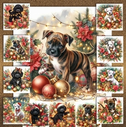 Christmas Decoration Pups 4