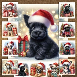 Santa Hat Pups 7