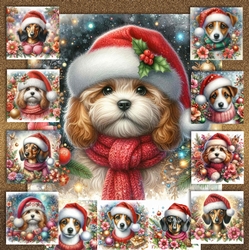 Christmas Decoration Dogs 2