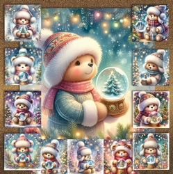 Snowglobe Teddy Bear