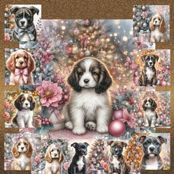 Pastel Christmas Pups 12